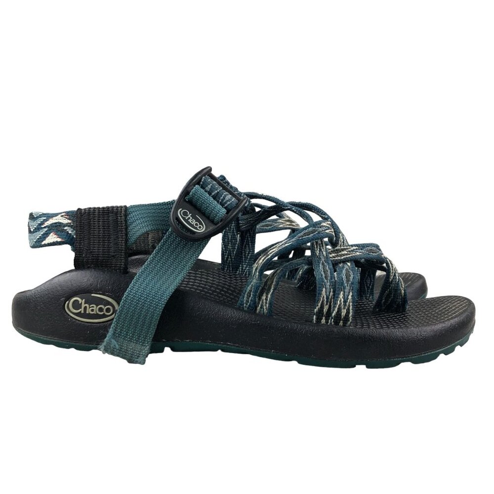 Chaco Women's Size 6 ZX/2 Classic Blue Toe Ring Strappy Outdoor Water Sandals